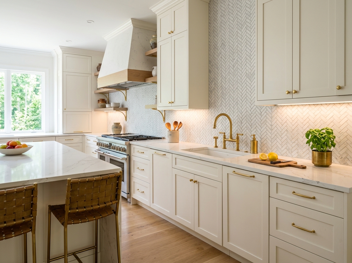 Kitchen Backsplash & Countertop
